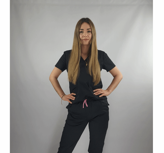 Bluza medyczna TOKIO czarna