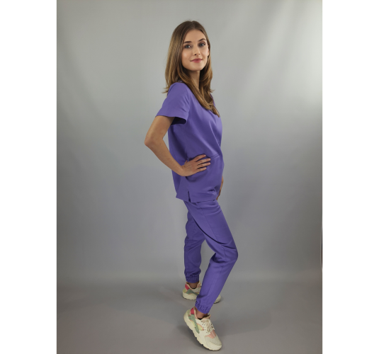 Bluza medyczna TOKIO fioletowa