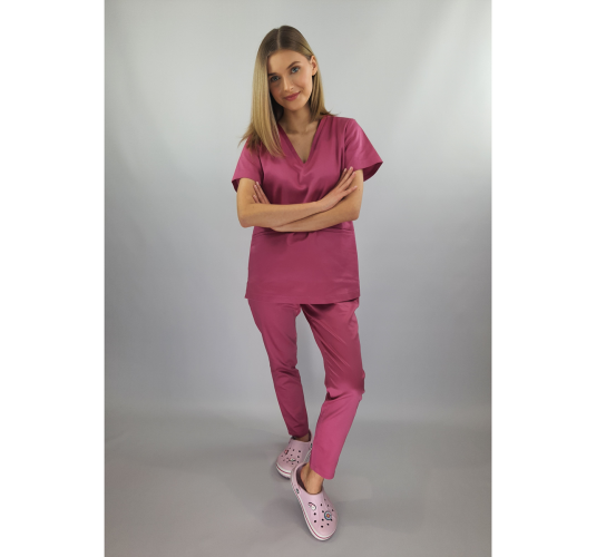 Bluza medyczna TOKIO różowa
