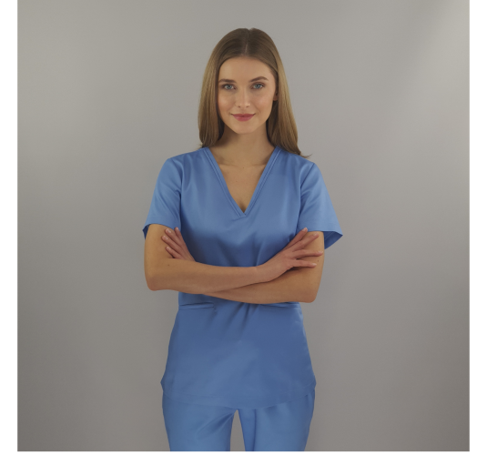 Bluza medyczna VARSOVIE błękitna