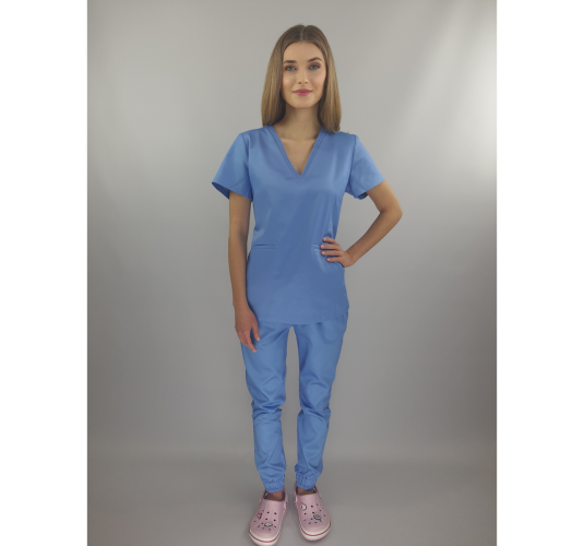 Bluza medyczna VARSOVIE błękitna