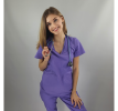 Bluza medyczna VARSOVIE fioletowa