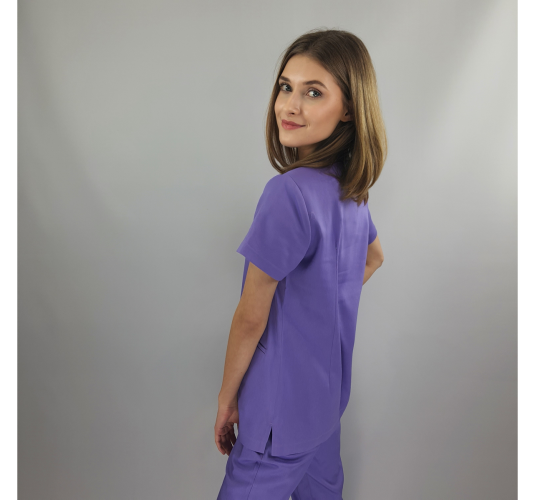 Bluza medyczna VARSOVIE fioletowa