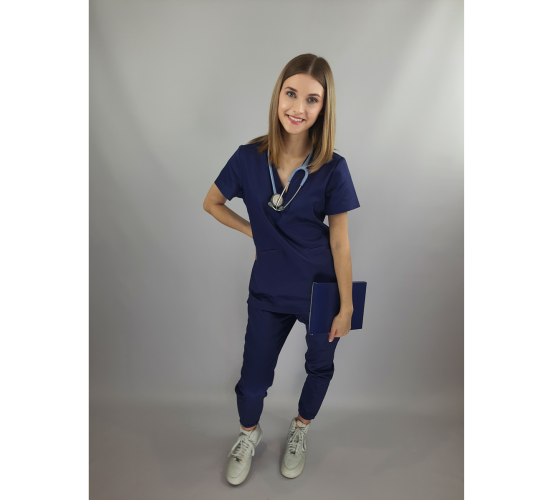 Bluza medyczna VARSOVIE granatowa