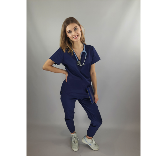 Bluza medyczna VARSOVIE granatowa