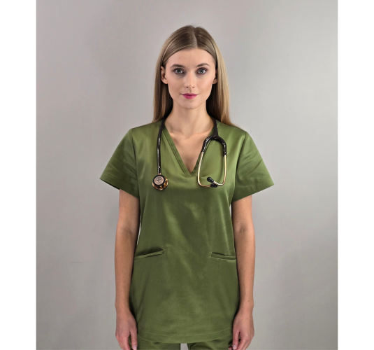 Bluza medyczna VARSOVIE oliwkowa