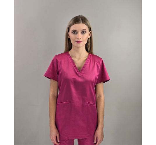 Bluza medyczna VARSOVIE różowa