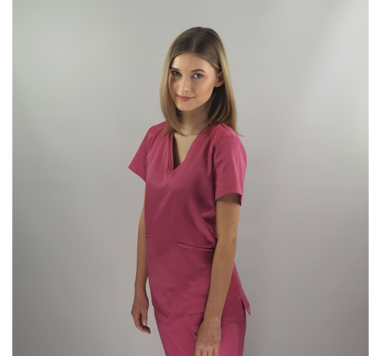Bluza medyczna VARSOVIE różowa