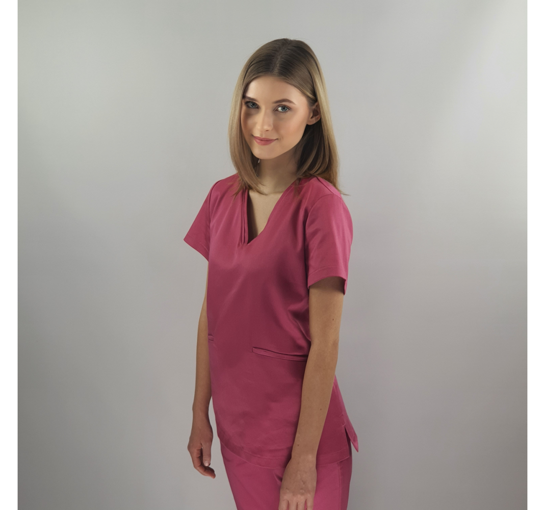 Bluza medyczna VARSOVIE różowa