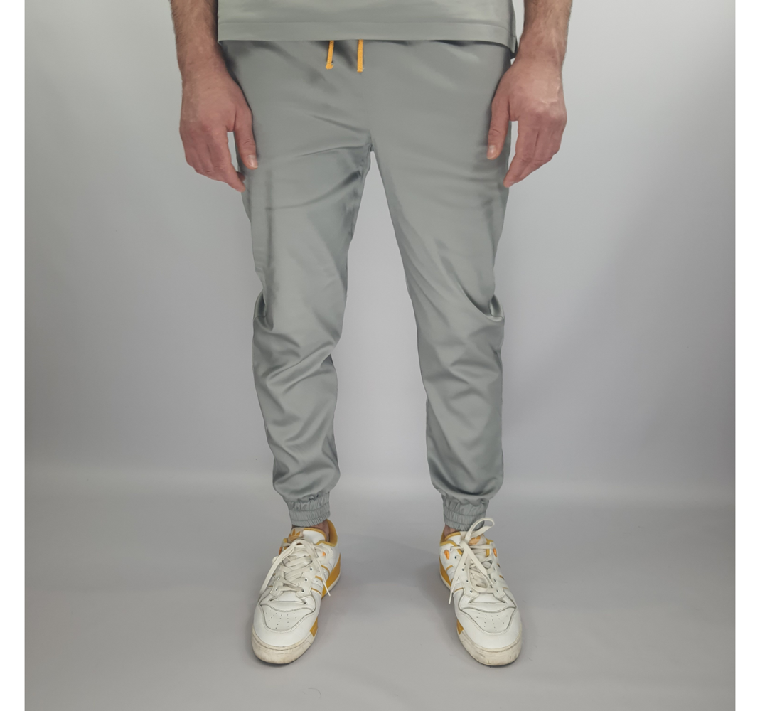 Spodnie medyczne ze ściągaczem BANGKOK szare