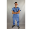 Spodnie medyczne NEVADA błękitne