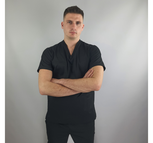 Bluza medyczna OKLAHOMA czarna