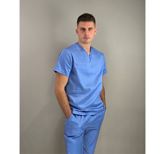 Bluza medyczna OKLAHOMA błękit