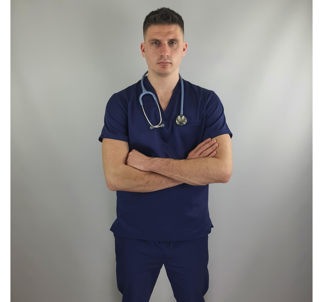 Bluza medyczna OKLAHOMA granatowa