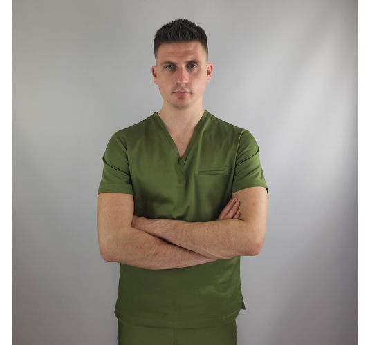 Bluza medyczna OKLAHOMA oliwkowa