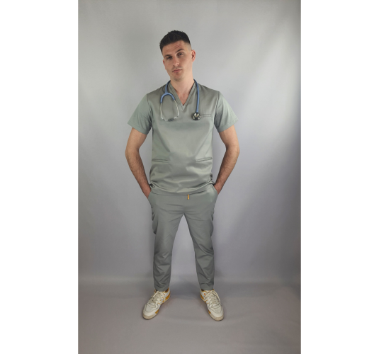 Bluza medyczna OKLAHOMA szara