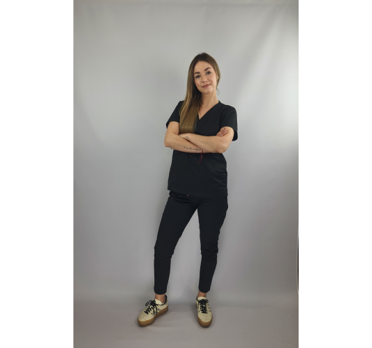 Spodnie medyczne klasyczne SOHO czarne